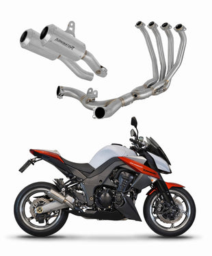 Kawasaki Z1000 2014 - 2016 Full Exhaust System Collector Silencer GPS + dB killer