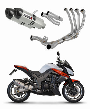 Kawasaki Z1000 2010 - 2013 Full Exhaust System Collector Silencer HP1 + dB killer