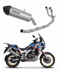 Honda CRF 1100L Africa Twin Adventure 2020 - 2023 Full Exhaust System Silencer HP7 Titanium + dB killer 20 m.