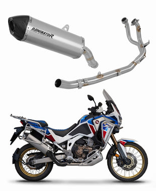 Honda CRF 1100L Africa Twin Adventure 2020 - 2023 Full Exhaust System Silencer HP7 Titanium + dB killer