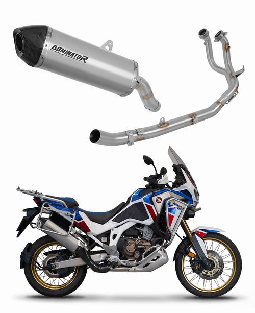 Honda CRF 1100L Africa Twin Adventure 2020 - 2023 Full Exhaust System Silencer HP7 Titanium + dB killer