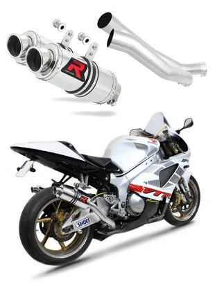 Honda VTR 1000 SP1 1998 - 2001 Exhaust Silencer Muffler GP1 + dB killer medium