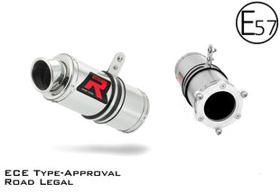 Kawasaki ZX6R 1995 - 1997 EU Approved Exhaust Silencer GP1