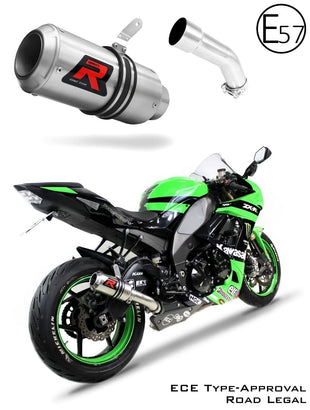 Kawasaki ZX10R 2008 - 2010 EU Approved Exhaust Silencer GP