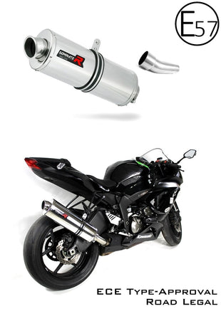 Kawasaki ZX6R 636 2009 - 2020 EU Approved Exhaust Silencer OV