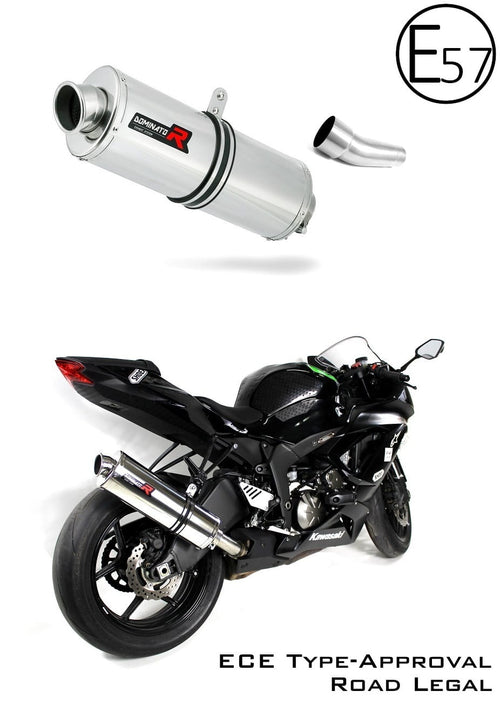 Kawasaki ZX6R 636 2009 - 2020 EU Approved Exhaust Silencer OV