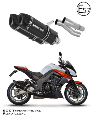 Kawasaki Z1000 2010 - 2013 EU Approved Exhaust Silencer HP1 BLACK