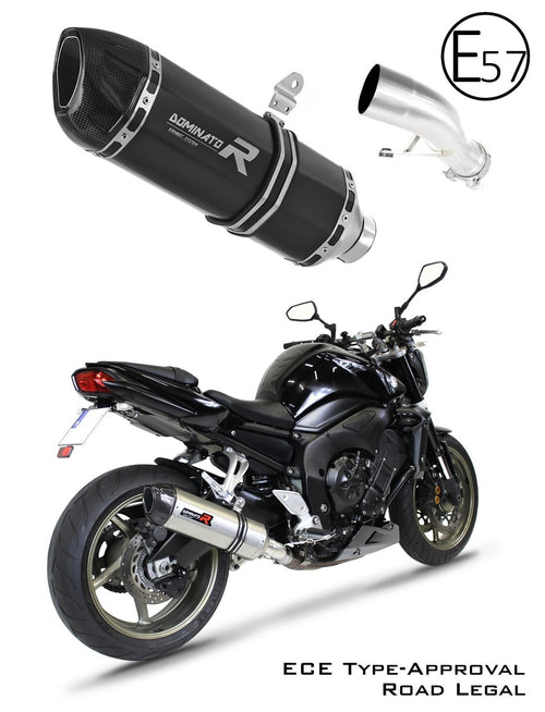 Yamaha FZ1 FAZER 1000 2006 - 2015 EU Approved Exhaust Silencer HP1 BLACK