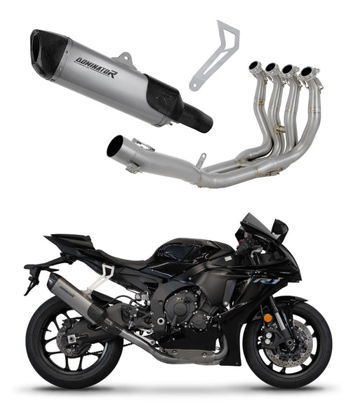 YZF R1 1000 RN65 2020 - 2024 Full Titanium Exhaust System HP6 + dB killer