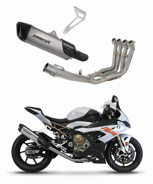 BMW S1000RR 2019 - 2024 Full Titanium Exhaust System Silencer HP6 + dB killer medium