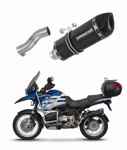 BMW R1150GS Exhaust Silencer Muffler HP1 BLACK + dB killer medium