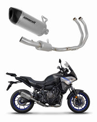 Yamaha Tracer 7 / GT 2020 - 2024 Full Exhaust System Collector Silencer Titanium HP6 + dB killer 20 m.