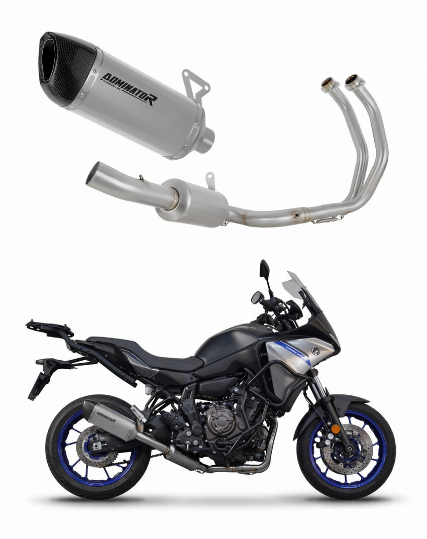 Yamaha Tracer 7 / GT 2020 - 2024 Full Exhaust System Collector Silencer Titanium HP6 + dB killer 20 m.