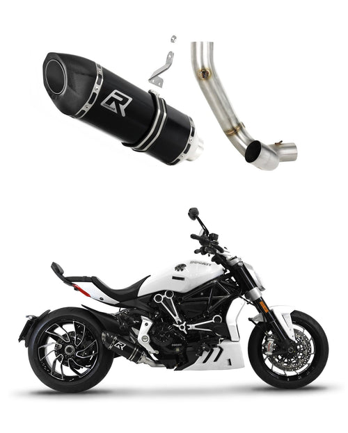 Ducati XDiavel S 2016 - 2023 Exhaust Silencer Muffler HP5 BLACK + dB killer medium