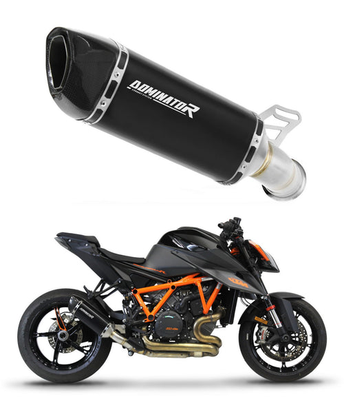 KTM 1290/1390 Super Duke 2020 - 2025 Exhaust Silencer Muffler HP6 BLACK + dB killer medium