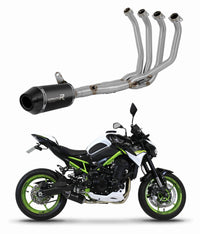 Kawasaki Z 900 A2 2020 - 2024 Low Level Full Exhaust System Collector Silencer HP3 BLACK + dB killer 20 m.