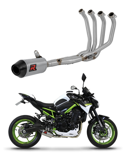 Kawasaki Z 900 A2 2020 - 2024 Low Level Full Exhaust System Collector Silencer HP3 + dB killer
