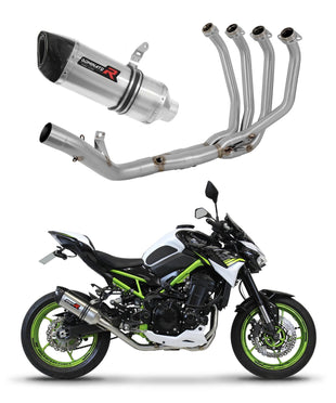 Kawasaki Z 900 A2 2017 - 2019 Full Exhaust System Collector Silencer HP6 + dB killer