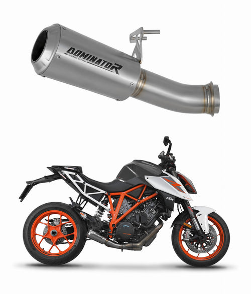 KTM 1290 SUPER Duke / R 2017 - 2019 Exhaust Silencer Muffler GPS Low Level + dB killer