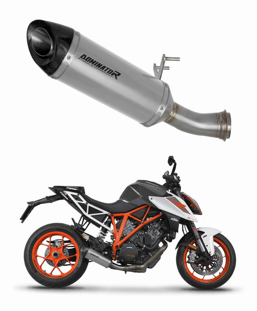 KTM 1290 SUPER Duke / R 2014 - 2016 Exhaust Silencer Muffler Titanium HP8 Low Level + dB killer