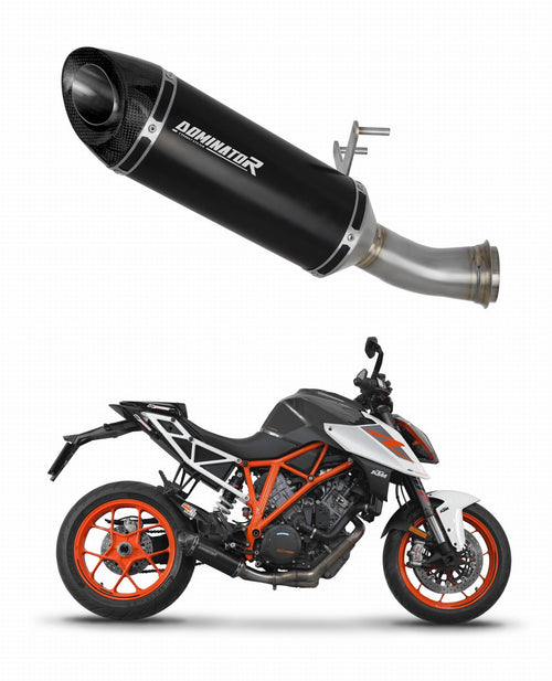 KTM 1290 SUPER Duke / R 2014 - 2016 Exhaust Silencer Muffler HP8 BLACK Low Level + dB killer