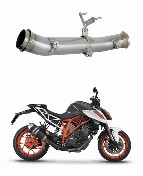 KTM 1290 SUPER DUKE / R Exhaust Cat Eliminator DECAT 2017 - 2019