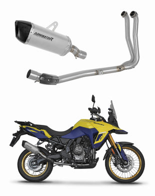 Suzuki V-Strom 800 SE / DE 2023 - 2024 Full Exhaust System Collector Silencer Titanium HP6 + dB killer
