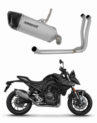 Suzuki GSX-8S / 8R 2022 - 2024 Full Exhaust System Collector Silencer Titanium HP6 + dB killer