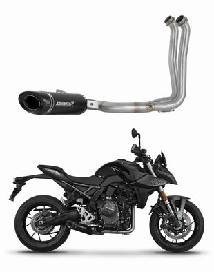 Suzuki GSX-8S / 8R 2022 - 2024 Full Exhaust System Collector Silencer HP8 BLACK + dB killer