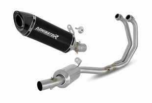 Yamaha MT-03 2020 - 2023 Full Exhaust System Collector Silencer HP8 BLACK + dB killer medium