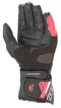 Women Stella SP-8 V3 Gloves - Black White Diva Pink