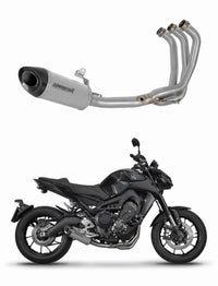 Yamaha MT-09 2017 - 2020 Full Exhaust System Collector Silencer Titanium HP8 + dB killer 20 m.
