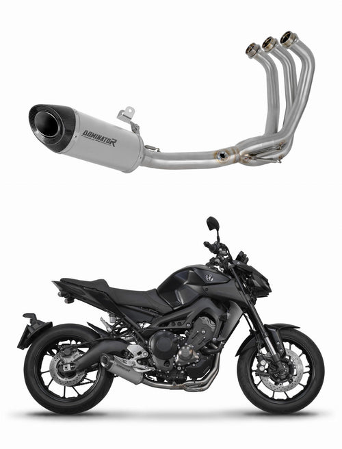 Yamaha MT-09 2017 - 2020 Full Exhaust System Collector Silencer Titanium HP8 + dB killer