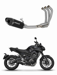 Yamaha MT-09 2017 - 2020 Full Exhaust System Collector Silencer HP8 BLACK + dB killer 20 m.