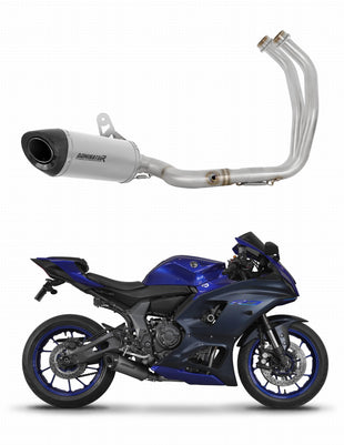 Yamaha YZF R7 2021 - 2024 Full Exhaust System Collector Silencer Titanium HP8 + dB killer