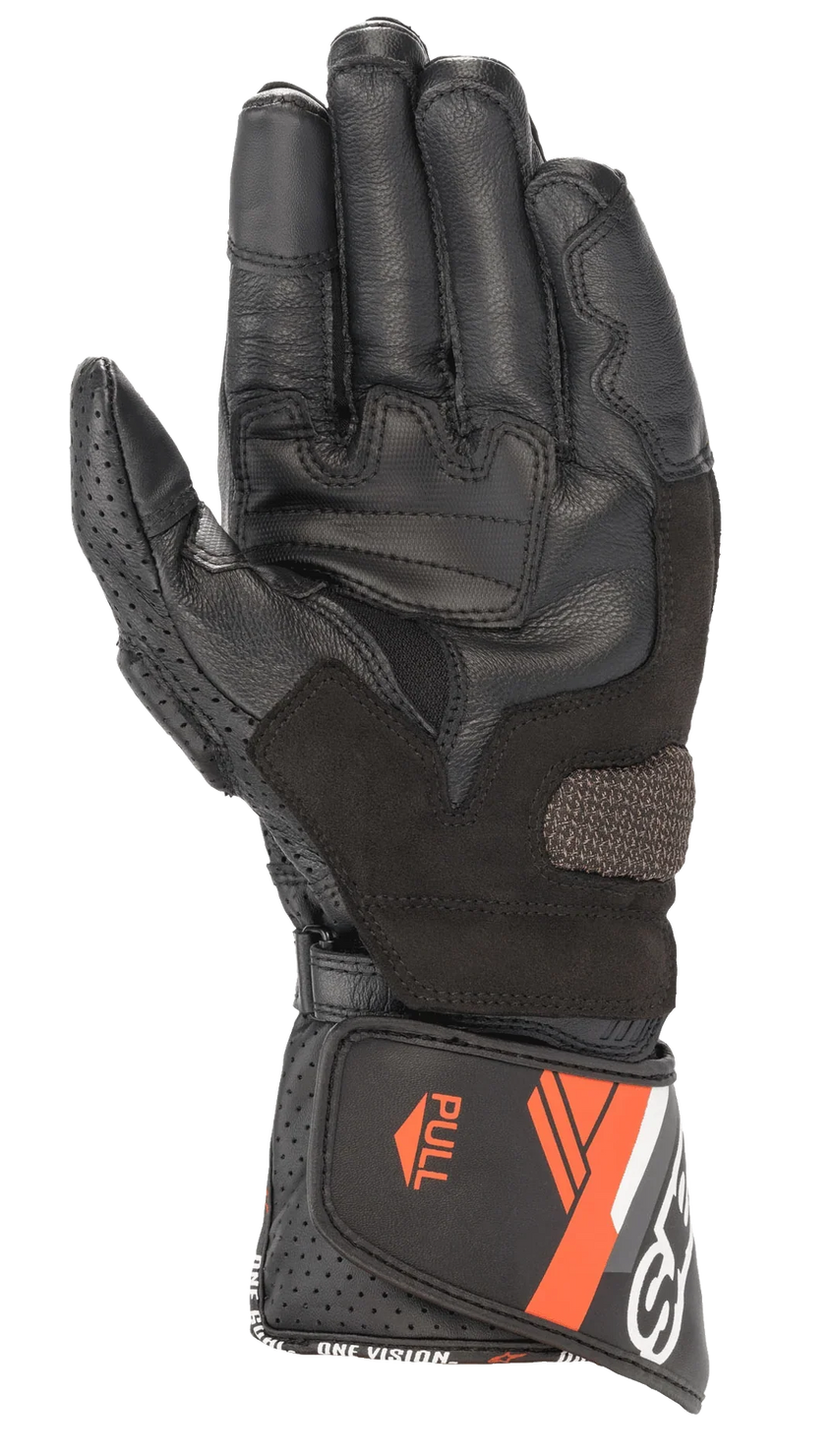 SP-8 V3 Gloves -  Black Red Fluo