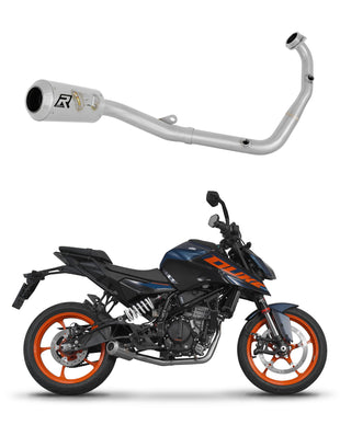 KTM 125 Duke 2024 Full Exhaust System Collector Silencer GPS + dB killer
