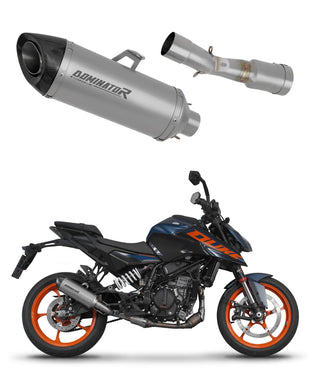 KTM 390 Duke 2024 Exhaust Silencer Muffler Titanium HP8 + dB killer