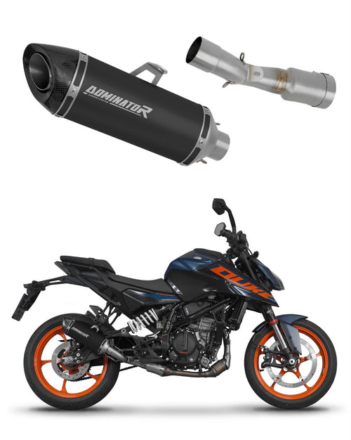 KTM 250 Duke 2024 Exhaust Silencer Muffler HP8 BLACK + dB killer