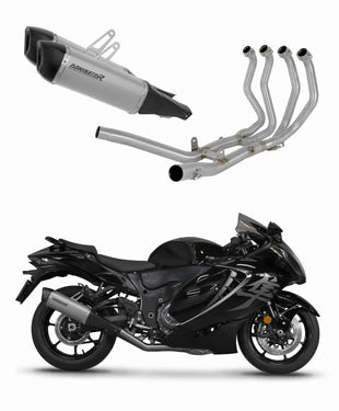 Suzuki GSX 1300 R Hayabusa 2021 - 2024 Full Exhaust System Collector Silencer Titanium HP6
