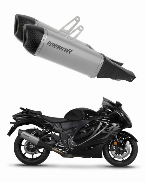 Suzuki GSX 1300 R Hayabusa 2021 - 2024 Exhaust Silencer Muffler Titanium HP6 + dB killer