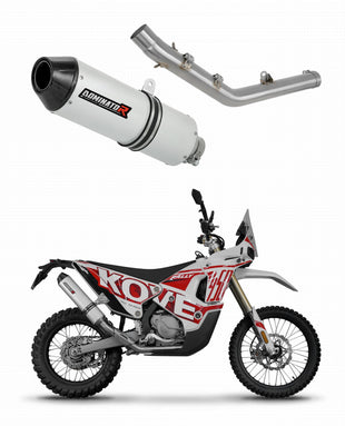 Kove 450 RALLY 2023 - 2025 Exhaust Silencer Muffler MX2 + dB killer