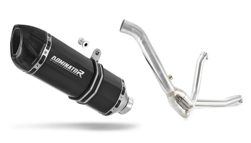 Suzuki DL 650 V Strom 2007 - 2011 Exhaust Silencer Muffler HP1 BLACK + dB killer