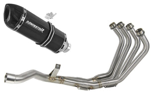 Yamaha XJ 6N / S / F 2009 - 2016 Full Exhaust System Collector Silencer HP1 BLACK + dB killer