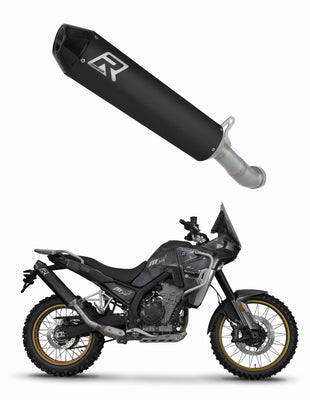Kove 800 X Pro Adventure / Rally 2023 - 2025 Exhaust Silencer Muffler MX2 BLACK + dB killer