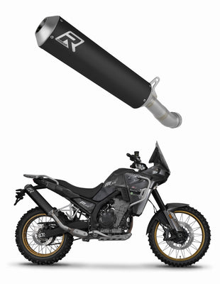 Kove 800 X Pro Adventure / Rally 2023 - 2025 Exhaust Silencer Muffler MX BLACK + dB killer