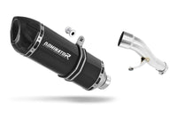 Honda CB 500 1993 - 2003 Exhaust Silencer Muffler HP1 BLACK + dB killer 19 m.