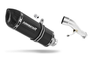 Honda CB 500 1993 - 2003 Exhaust Silencer Muffler HP1 BLACK + dB killer
