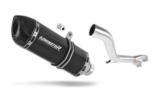 Honda NT 650 V DEAUVILLE RC47 1998 - 2005 Exhaust Silencer Muffler HP1 BLACK + dB killer