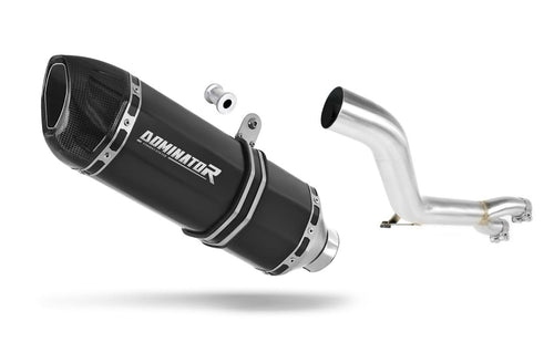 Honda NT 650 V DEAUVILLE RC47 1998 - 2005 Exhaust Silencer Muffler HP1 BLACK + dB killer